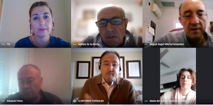 Primera reunión de la nueva gestora de AJUPE USO-Andalucía. Sindicato USO-Andalucía