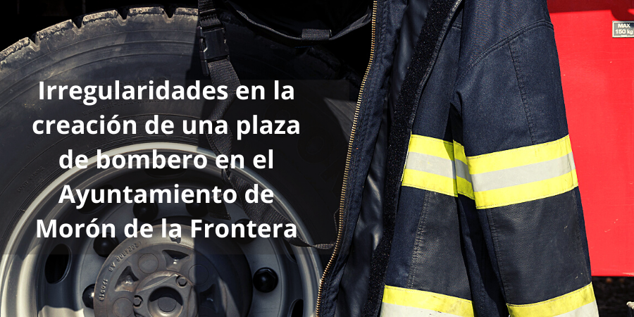 USO denuncia irregularidades en la creación de una plaza de Bomberos en Morón