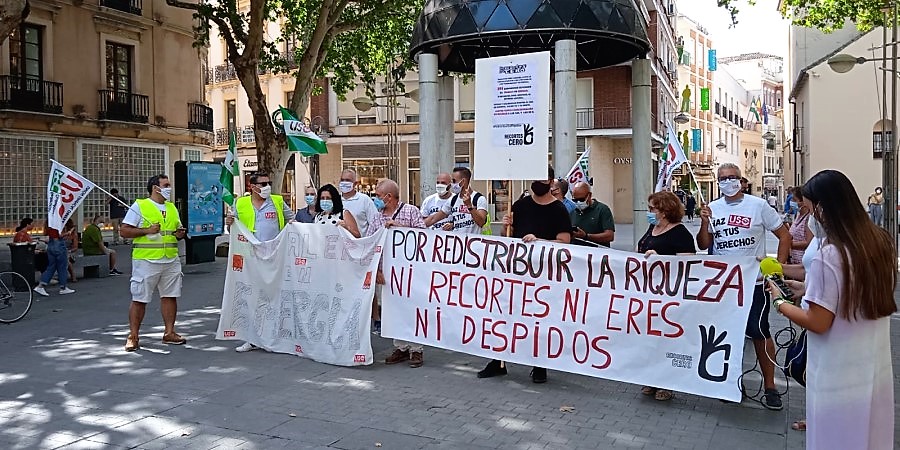 Sindicato USO-Andalucía. Los trabajadores de Emergía se movilizan contra el ERE