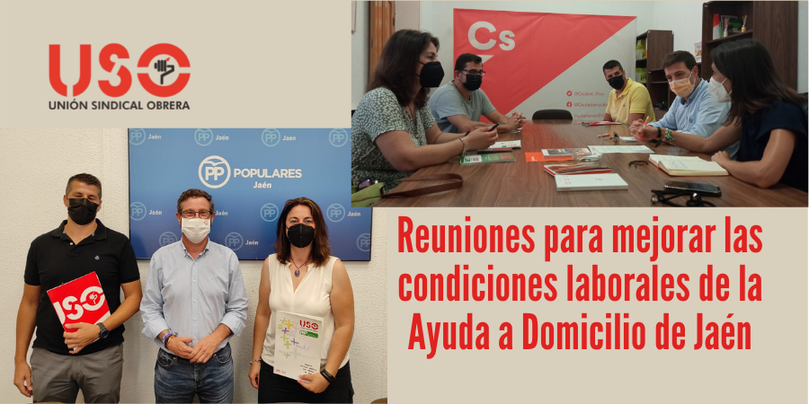 USO-Jaén inicia ronda de contactos para mejorar las condiciones de la Ayuda a Domicilio
