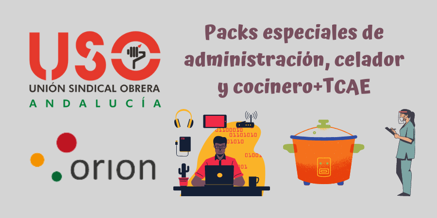 Ofertas afiliación USO-Andalucía pack de cursos con Orion