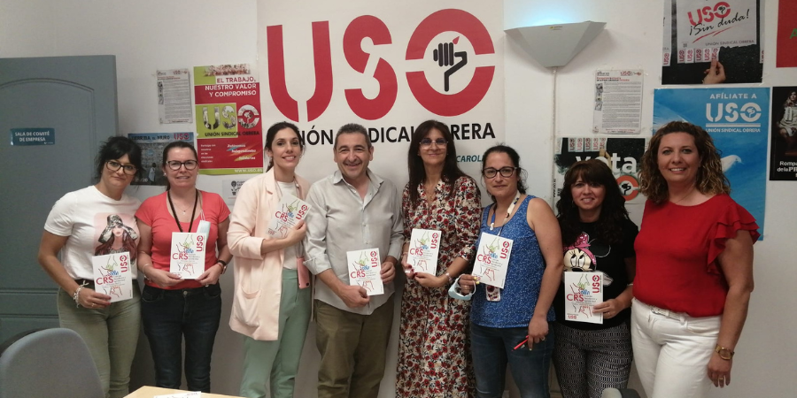 USO entrega la CRS a 8 afiliadas por la huelga de Comdata